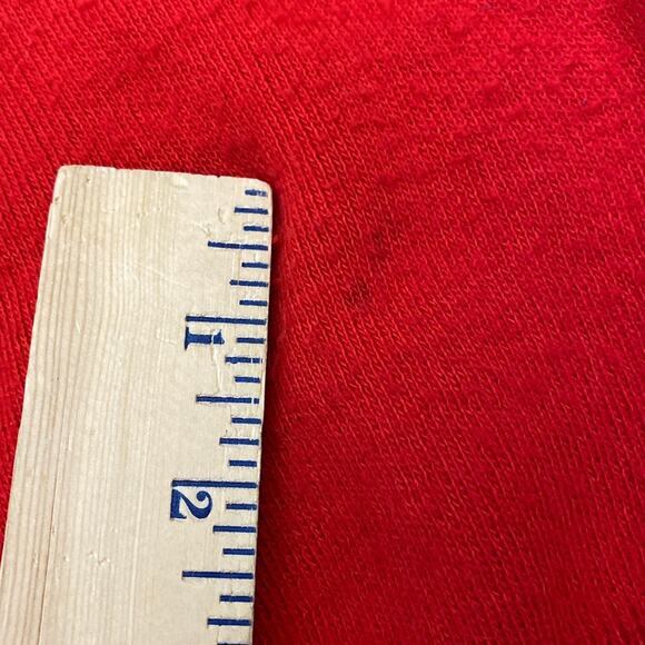 Jantzen Sweater Vest Men's M Red Knit V Neck 90s Casual Preppy Golf Made in USA - Picture 10 of 10